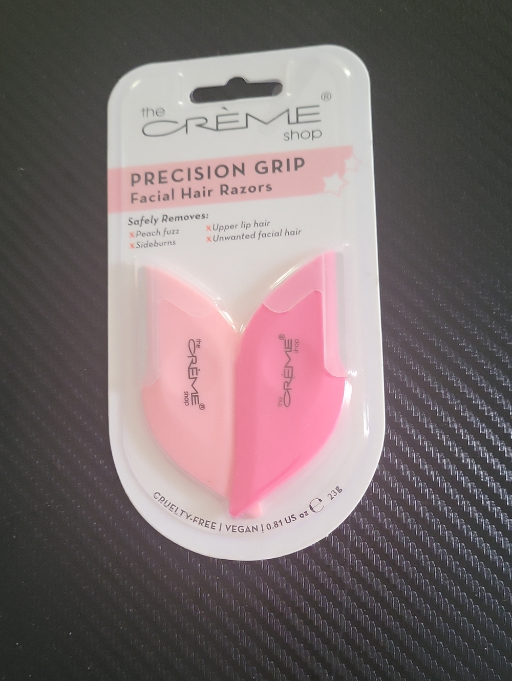 The‎ Crème Shop Precision Grip Facial Hair Razors - Pink Duo